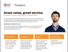 Tablet Screenshot of netspace.net.au